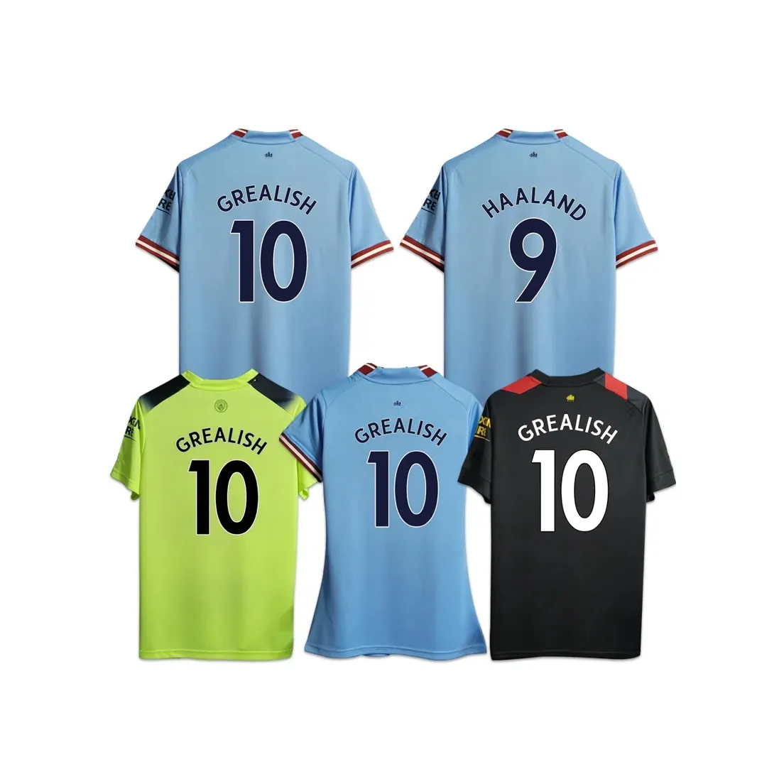 22/23/24 nuovi fan nome personalizzato numero donna Team HAALAND maglie da calcio traspiranti Lady Training Soccer Uniform For Men