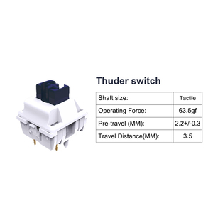 Custom Low Profile Blue <strong>Keyboard</strong> <strong>Computer</strong> Accessories Gaming Mechanical <strong>Switches</strong> for <strong>Keyboard</strong> Holy Panda <strong>Switch</strong> <strong>Keyboard</strong> - Product Image 4