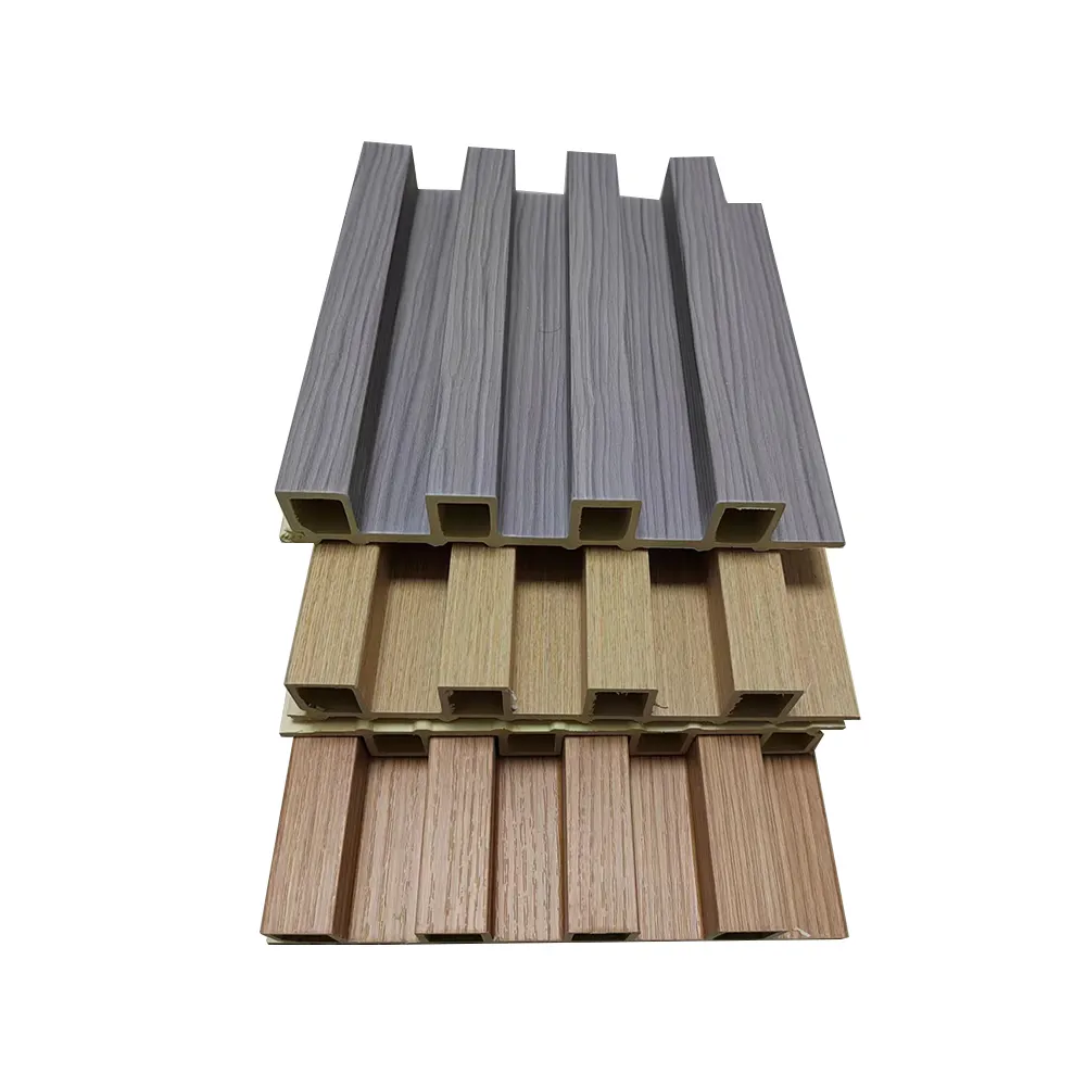 Interlocking grid battens corridow ceiling panel cladding eaves outdoor coffered wood great wpc wall panel composite board