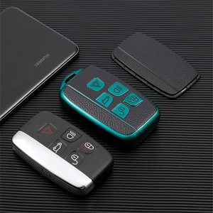 ฝาครอบกุญแจรถหนัง TPU สำหรับ Land Rover ค้นพบ LR4 LR2 Range Rover Sport evoq Jaguar เคสป้องกัน FOB รีโมทอัจฉริยะ - Product Image 5