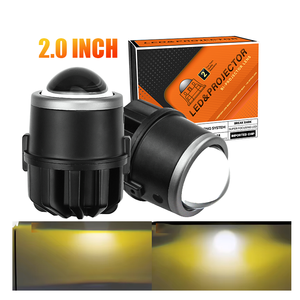 Redsea F20 Auto <strong>LED</strong> Fog Lamps <strong>40w</strong> 3000K 2 Inch Bi <strong>LED</strong> Projector Lens 12V <strong>24V</strong> Driving Light Fog Light for Universal Type - Product Image 1