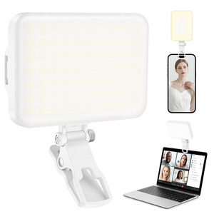 Şarj edilebilir Smartphone telefon klip LED dolgu ışığı taşınabilir canlı akışı makyaj kamerası aydınlatma Zoom çağrı klip parti ışığı - Product Image 2