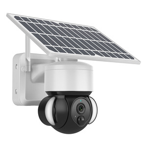 SECTEC 4G Reflector DE SEGURIDAD Cámara sin cables Cámara exterior PTZ LED Malla inteligente Sensor de movimiento Luz de jardín 4G Cámara solar PTZ - Product Image 3