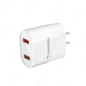 Dual <strong>USB</strong> <strong>Adapter</strong> QC3.0 Fast Charging 10W Smart <strong>Power</strong> Supply 5V/2.4A 2A <strong>Output</strong> Current for EU/US/UK for Laptop Mobile for Camera - Product Image 5