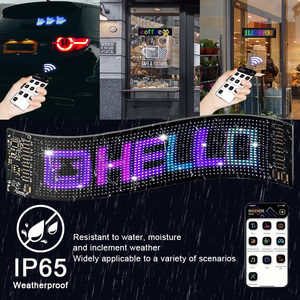 แผงไฟรถยนต์ LED เมทริกซ์สำหรับรถบรรทุกแผงพิกเซล RGB ควบคุมระยะไกล - Product Image 3