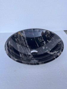 现代欧式大理石光泽盆定制圆形洗手盆，出厂价格为酒店地中海风格内饰