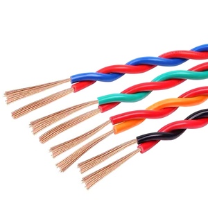 GELISTAR fabrika 2*84mm çekirdek RVS PVC bükümlü çift esnek kablo 0.5 0.75 1 1.5 2.5mm yangın elektrik bakır teller - Product Image 3