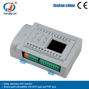 Huaqingjun 12DI 10DO Salida de relé PLC 2AI 2AO 0-10V Salida de pulso de 1 canal WIFI PLC para servomotor - Product Image 3