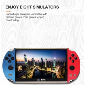 2021 en ucuz 7 inç 16 GB X12 artı retro taşınabilir elde kullanılır oyun konsolu geniş ekran video oyunu konsolu - Product Image 5