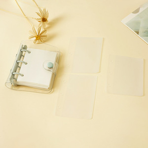 Handheld <strong>Notebook</strong> Mini 3-hole Loose Leaf , Portable Diary <strong>Notebook</strong> - Product Image 4