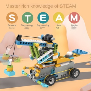 BC-109 Programmier spielzeug Kit Robotica Coding Robot Kinder Lernspiel zeug Kits Kompatibel Wedo 50 in 1 Modellbaustein-Sets