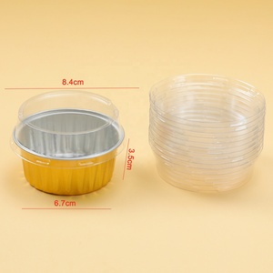 Chengkehome hộp thiếc đặc biệt cho Nồi chiên không khí nhà nhỏ tái sử dụng cấp thực phẩm Lò nướng nhôm lá mỏng Pan Tart cup - Product Image 6