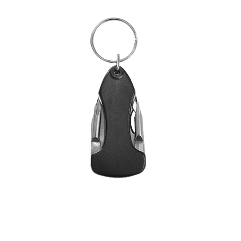 Couteau porte-clés sans lampe de poche noir