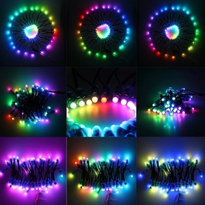 1 Packung 12mm WS2811 2811 IC Voll farbige RGB-LED-Pixel Modul Lichterkette IP68 wasserdicht 5V 12V Feiertage Weihnachts dekoration - Product Image 5