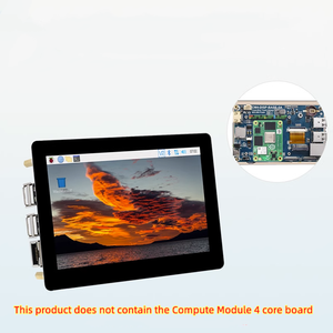 Raspberry PI CM4 All-in-One kapazitiver 5-Zoll-IPS-Touchscreen unterstützt 4K-PoE-Pin/Gigabit