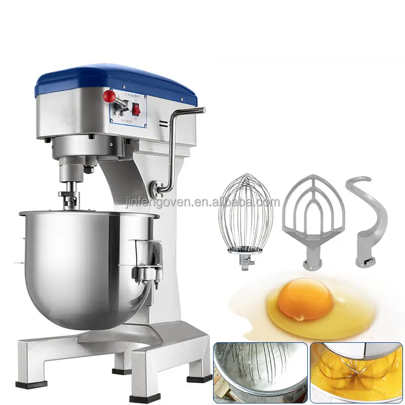 Mezclador de masa de pan comercial automático, 15L, 20L, 30L, mezclador de masa en espiral, mezclador de alimentos de pie, cocina