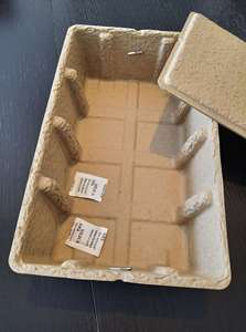 Umwelt freundliche Produkte 2021 Papier zellstoff Aufbewahrung sbox Papier verpackungs box biologisch abbaubare Produkte