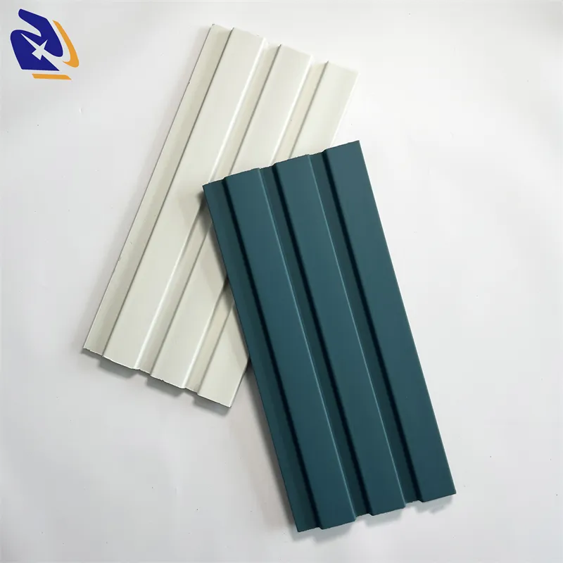 Moldura de Panel de pared PS, superficie lisa, Color blanco con malaquita, láminas de plástico azul, bonito para techo