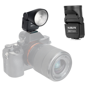 Vloglite F02มินิกล้อง, แฟลชกล้องสตูดิโอถ่ายภาพดิจิตอลแฟลชอเนกประสงค์สำหรับกล้อง Sony Canon Fuji Nikon - Product Image 1