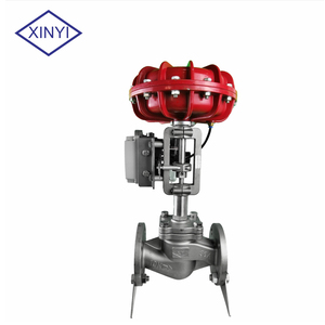 DN50 PN16นิวเมติก Actuator การถ่ายเทความร้อนน้ำมันควบคุมสัดส่วนการไหล3-Way วาล์ว - Product Image 6
