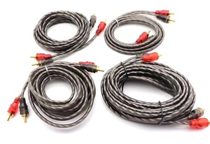 定制线纯铜2 <span class=keywords><strong>RCA</strong></span>公对公音频电缆影音电缆功率放大器低音电视录像机视频音频电缆