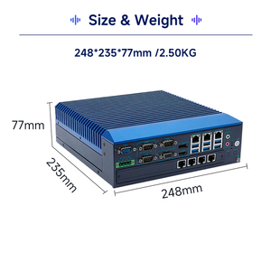 High-end Independent CPU 6th/7th/8th/9th T Processor <strong>Embedded</strong> <strong>Computer</strong> With 3 1000M LAN PCI PCIE 4DB9 DB15