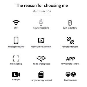 Best Selling D3 HD 4K Dual Lens Wifi <strong>Camera</strong> Mobile Phone Wireless Remote Two Way Intercourse Monitoring <strong>Camera</strong> - Product Image 5