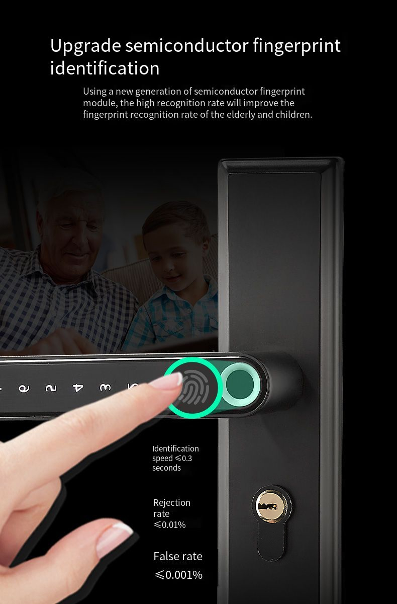 tuya smart life app control gsm wireless smartsteps bd safety lock digital door lock smart door lock