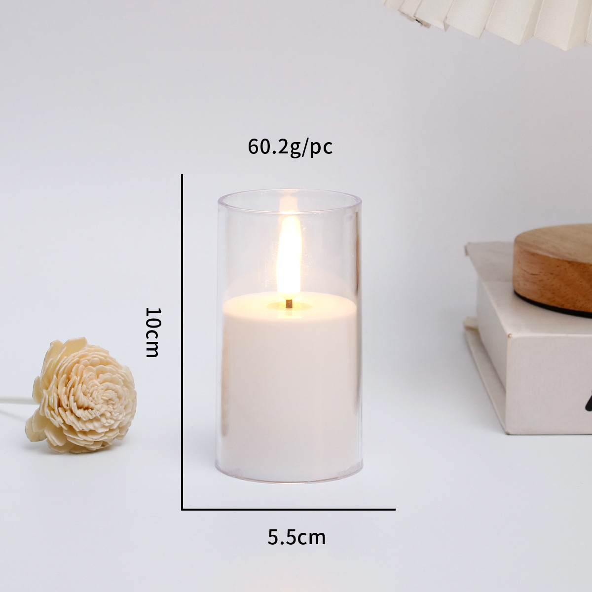 5,5*10 cm blanc