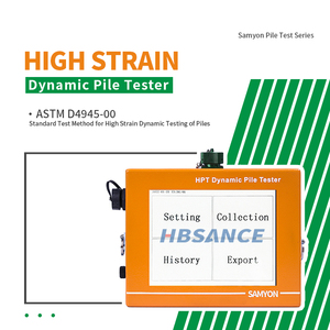 High Strain Dynamic Pile Tester Reflected Wave Hammer <strong>Test</strong> Pile Capacity Tester Pile Driving Analyzer - Product Image 2