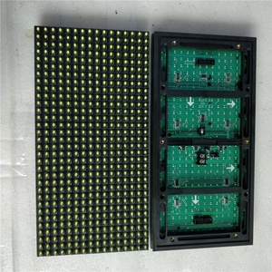 Wholesale Price DIP P10 Outdoor Waterproof 32*<strong>16</strong> matrix <strong>1</strong>/4 <strong>Scan</strong> P10 Single Green Led <strong>Display</strong> <strong>Module</strong> - Product Image 3