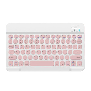 Hot Sales Multi-color 10 Inch Retro Typewriter Round Keys BT Wireless <strong>Keyboard</strong> for IPad Iphone Smartphone Tablet PC Smart TV - Product Image 5