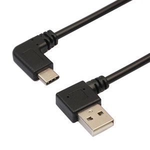 Can tell USB左直角3.0 C型公到左角USB a型2.0公快速充电和数据同步电缆 - Product Image 4