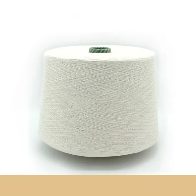 Peso medio personalizzato 30s 30% lino e 70% pettinato filato di cotone lino poliestere filato misto per la tessitura