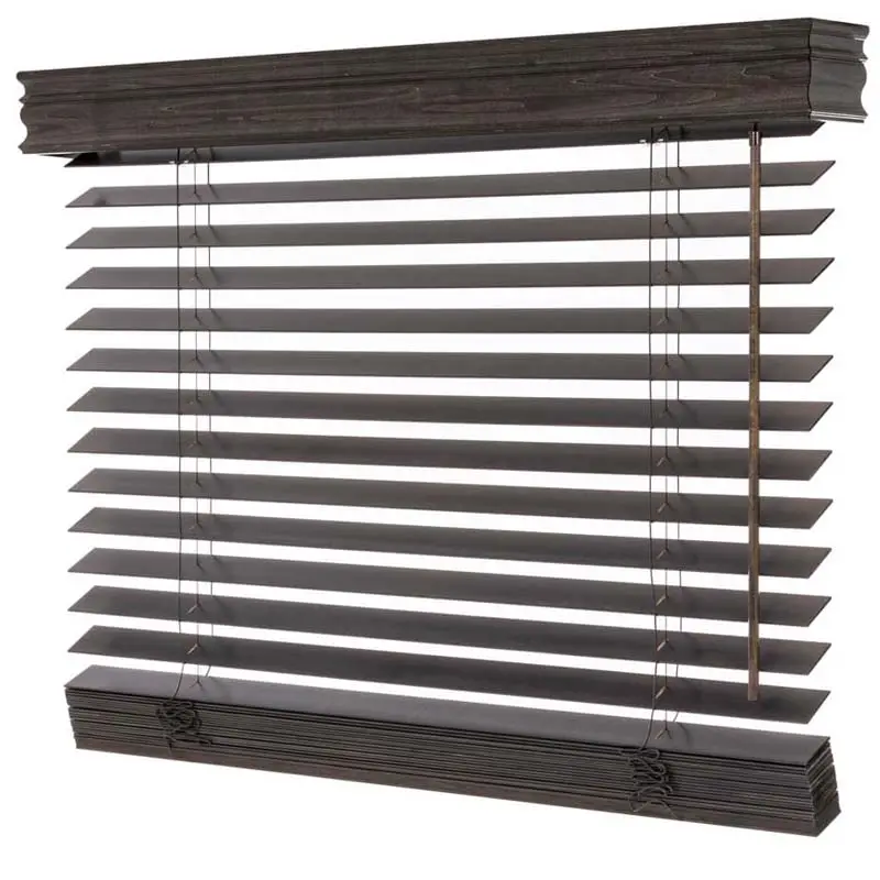 Várias cores Basswood Blinds Novos produtos madeira venetian cego faux cego persianas para Sombreamento Da Janela