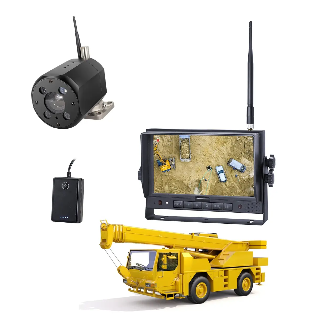 STONKAM Tower Crane Camera System with 30x Zoom and IP69K Waterproof Rating