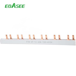 Copper <strong>Busbar</strong> for Circuit Breaker Pin Type Fork Type Mcb Connector Bus Bars - Product Image 3