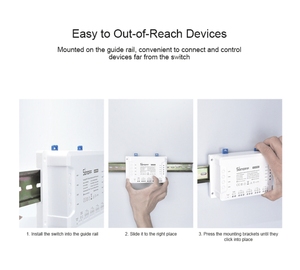 Son off 4CH <strong>R3</strong> 4-way Upgraded Intelligent Switch Modification Part for Smart Home Voice <strong>Remote</strong> Control - Product Image 4