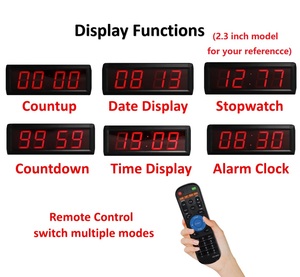 Orologio da conto alla rovescia con Display da 4 pollici con diverse funzioni per l'utilizzo Multiply - Product Image 6