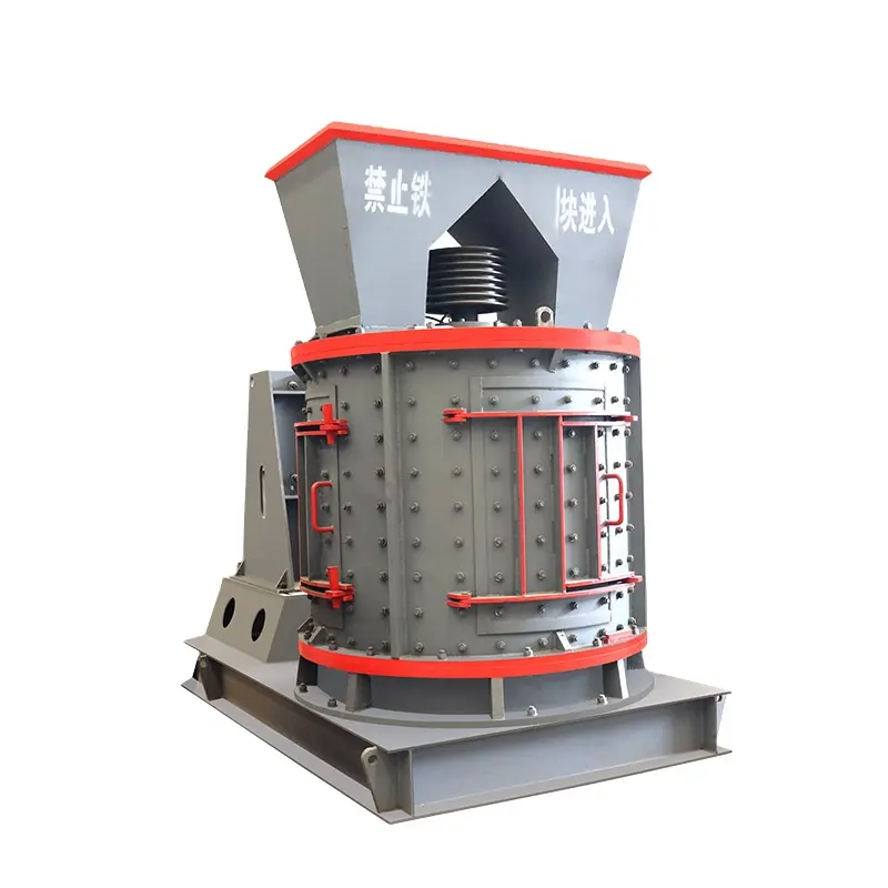 Frantoio per ciottoli a impatto miniera frantoio per minerale di granito ad alta efficienza macchina per la produzione di sabbia ad albero verticale CNC