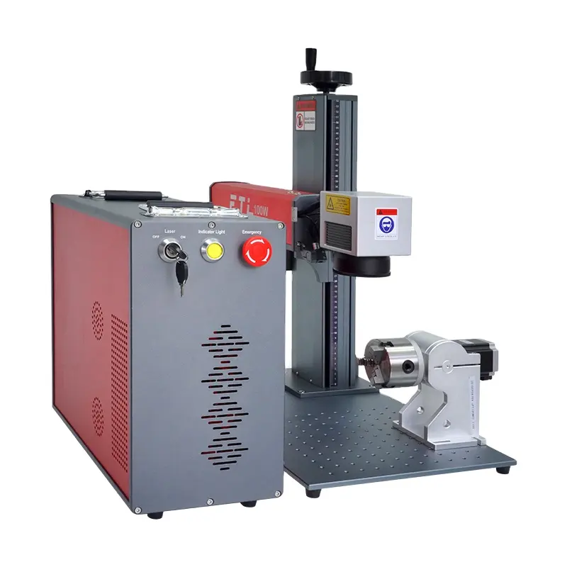 100w Deep Engraving Fiber Laser Marking Machine Factory Price 20w 30w 50w Laser Marker for Metal Stainless Steel