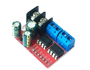 5A Dual <strong>DC</strong> <strong>Motor</strong> Drive Module Double H Bridge L298N <strong>PWM</strong> Remote <strong>Control</strong> Voltage Reverse <strong>Speed</strong> Regulation Board ZK-5AD 3V-14V - Product Image 1