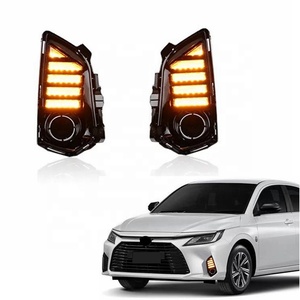 WZXDボディキット<span class=keywords><strong>LED</strong></span>デイタイムランニングライトフォグランプ<span class=keywords><strong>DRL</strong></span> <span class=keywords><strong>LED</strong></span>ライト付き2023トヨタYaris Vios用