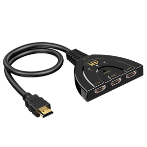 Nuevo pigtail 4K HDMI interruptor 3x1 3 de entrada 1 salida con cable HDMI UHD 4KX2K 1080P 3D conmutador PC HDTV PS4 para proyector - Product Image 1