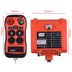 Q200 Q202 interruttore a pulsante da 24volt 2 pulsanti ricevitore trasmettitore Wireless telecomando per gru radiocomando industriale - Product Image 5