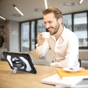 Shockproof <strong>Cover</strong> for iPad 10.2 Inch Heavy Duty Tablet Case for iPad 9th Generation <strong>W</strong>/Pen Holder-Stand-Shoulder Strap - Product Image 4