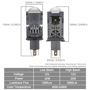 LM-2 Second Generation Through-Hole Mini <strong>LED</strong> Headlights Small Lens Model (STXH4-2) - Product Image 6