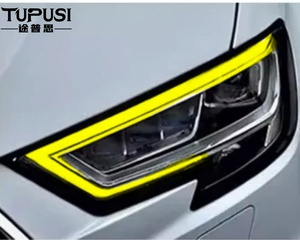 แผงไฟ LED สีเหลือง DRL สำหรับ A3 Audi สีเหลือง17-20 LED ไฟสำหรับทำงานกลางวันไฟหน้าแปลงสีเหลือง - Product Image 3