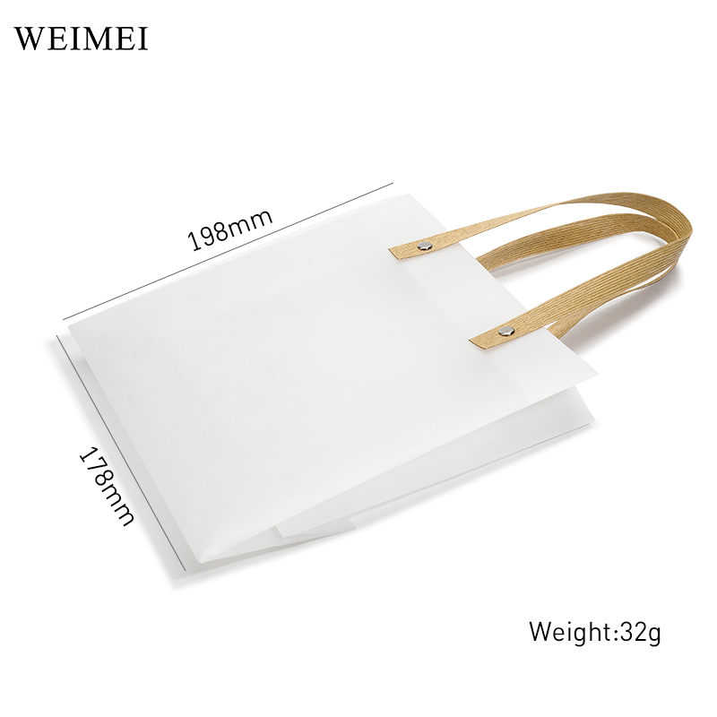 Bolsa de papel blanco