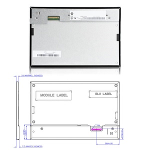 AUO จอ LCD ขนาด10.1นิ้วของแท้1280(RGB)* 800 WXGA 149PPI ความสว่างสูงความคมชัดสูงโมดูล LCD แบบพกพาพร้อมไดรเวอร์ LED - Product Image 3